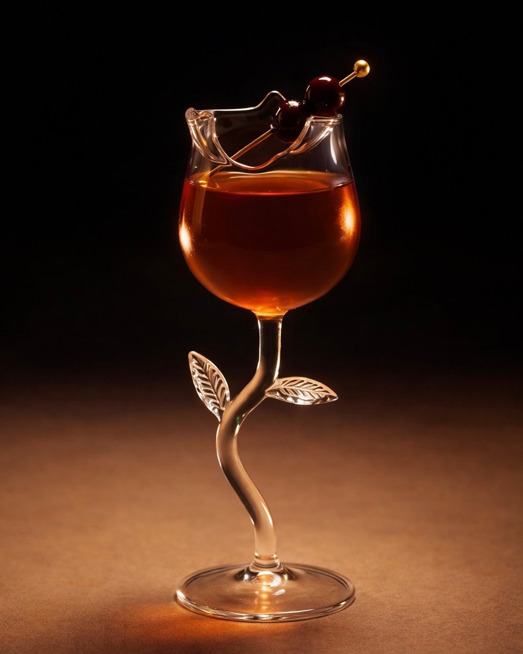 RoseBloom Stemware Wine and Cocktail Glass (Set of 4)