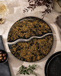 Celestial Half Moon Orbit Server Plate (Set of 2)