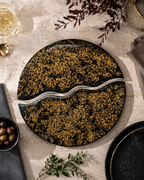 Celestial Half Moon Orbit Server Plate (Set of 2)