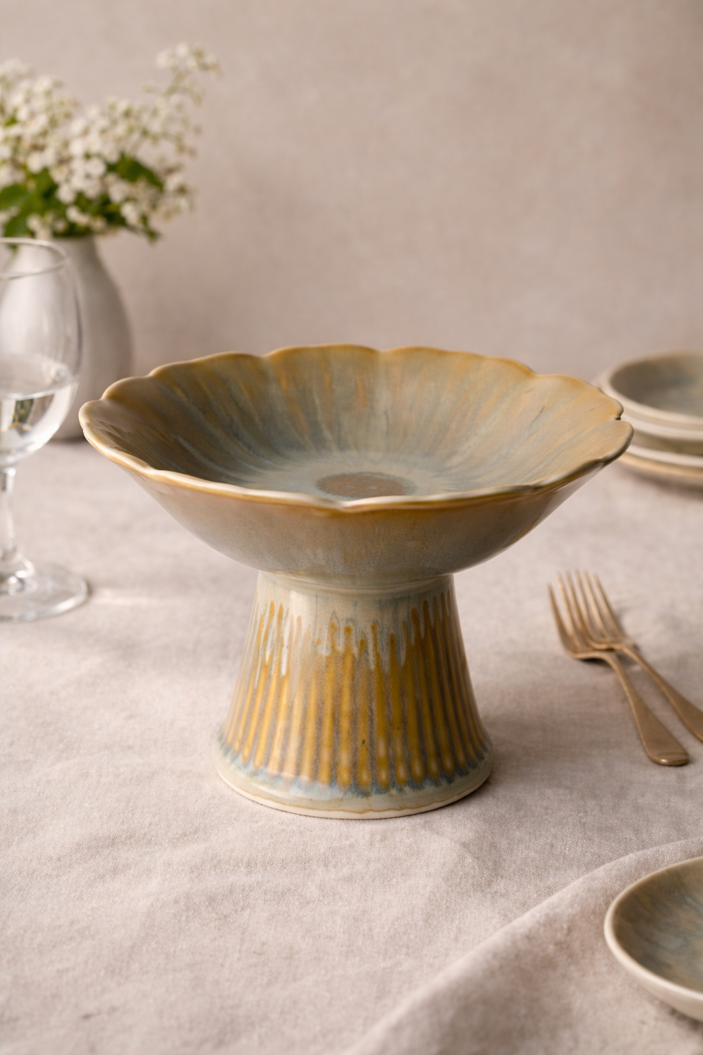 High Rise Lotus Bloom Bowl (Set of 4)