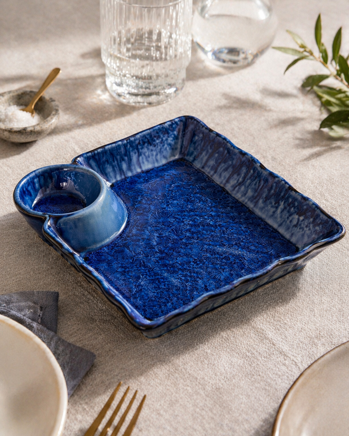 Blue Inlet Platter (Set Of 1)