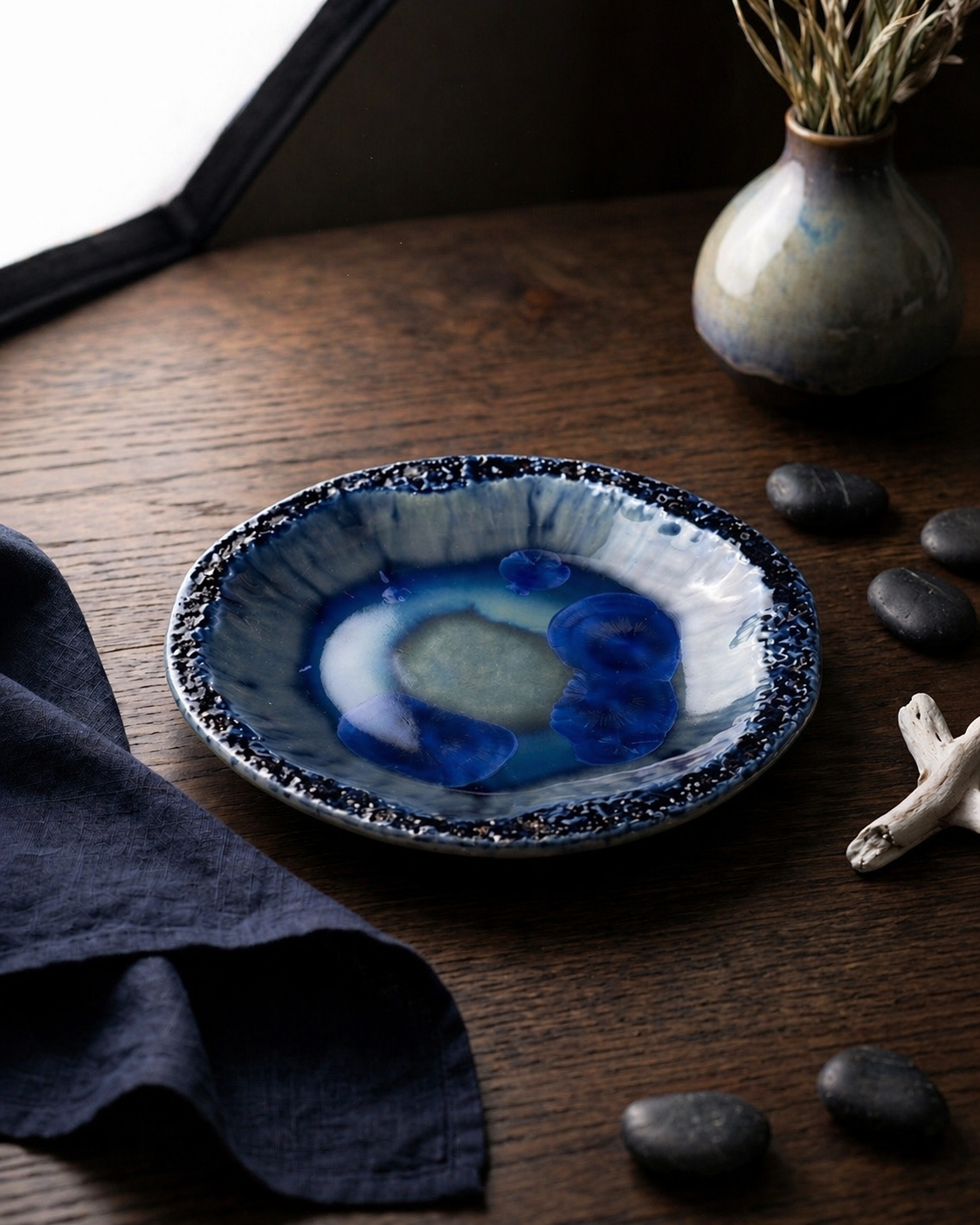 Midnight Tide Cove Quarter Plate (Set Of 4)