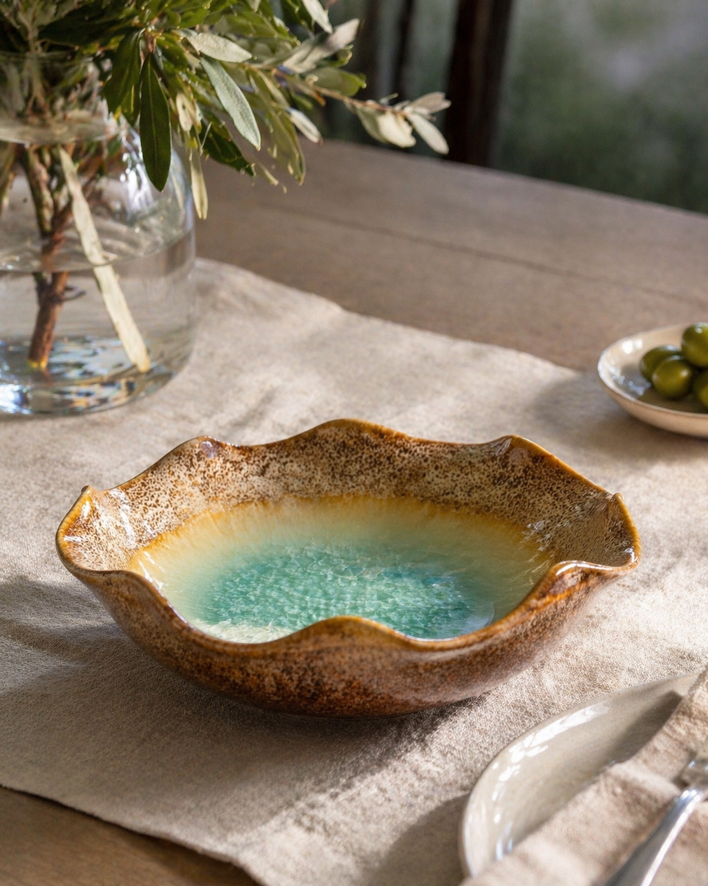 Frosted Dune Large Serving Bowl (Set of 1)