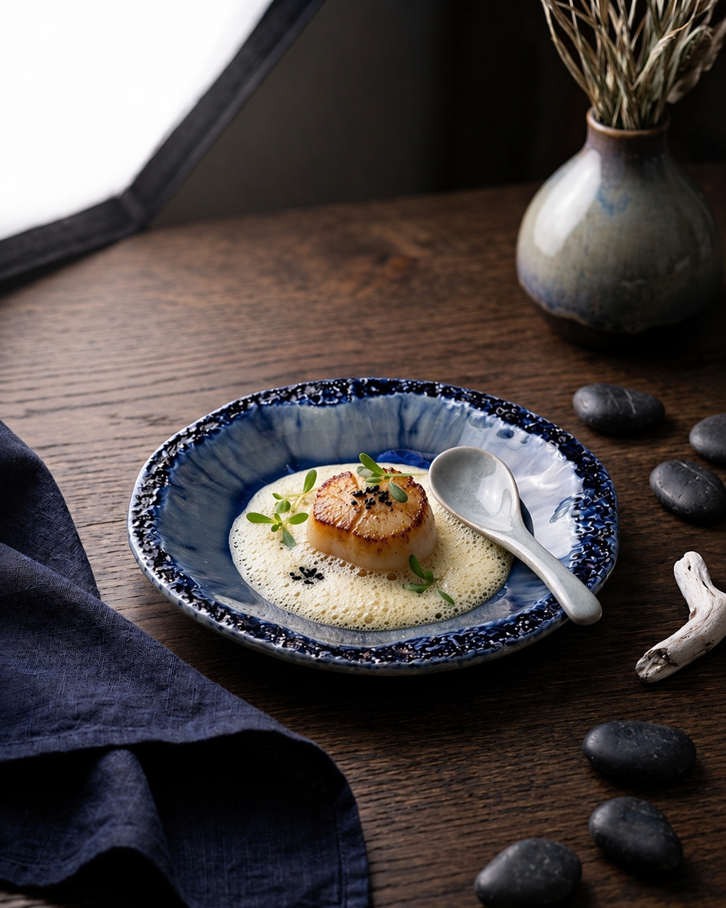 Midnight Tide Cove Quarter Plate (Set Of 4)