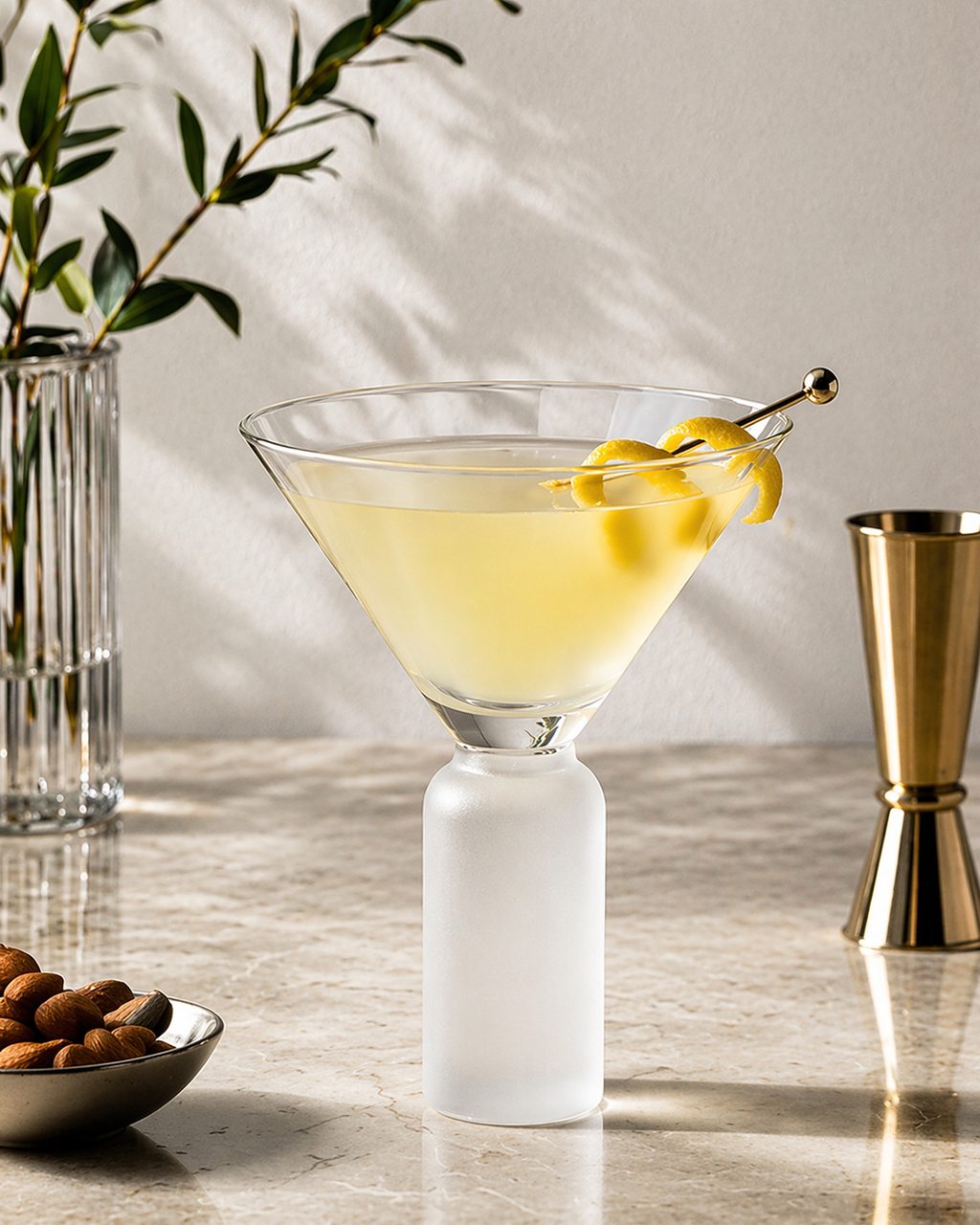 Frost Column Martini Glass (Set of 4)