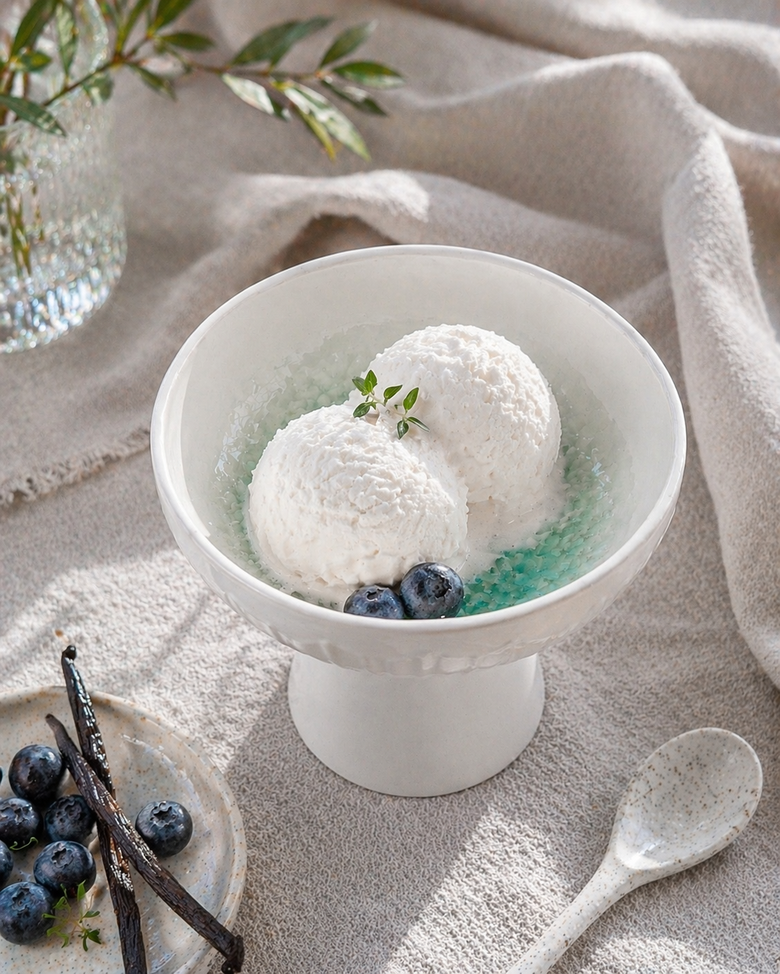 Frosted Veil Dessert Bowl (Set of 2)