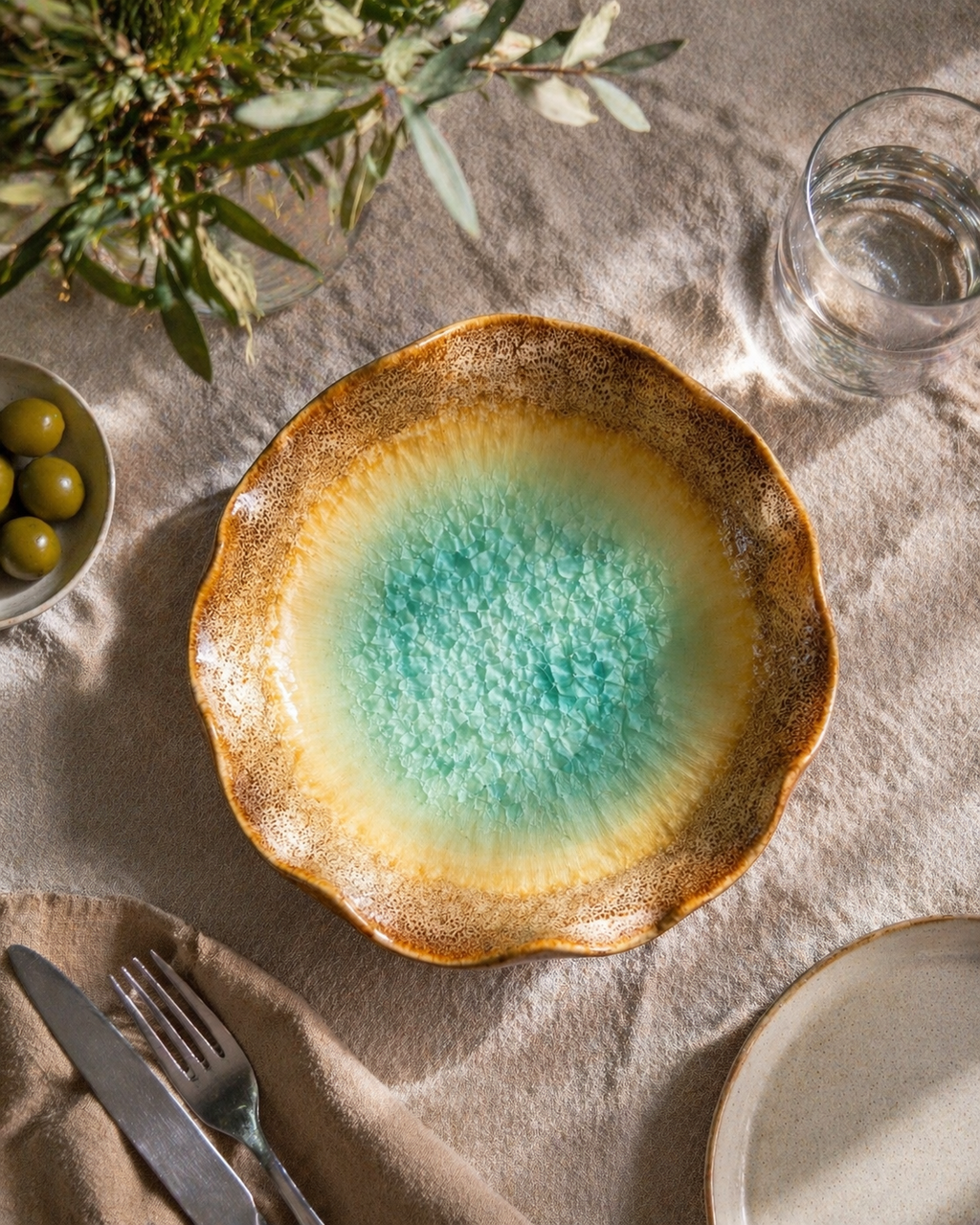 Frosted Dune Large Serving Bowl (Set of 1)