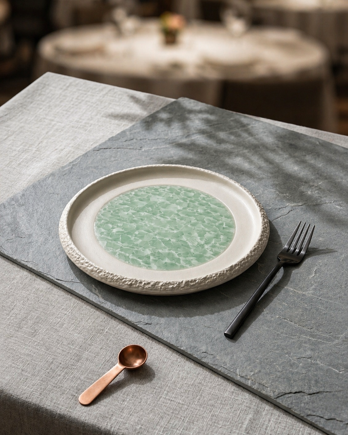 Frosted Veil Dining Plate (Set of 4)