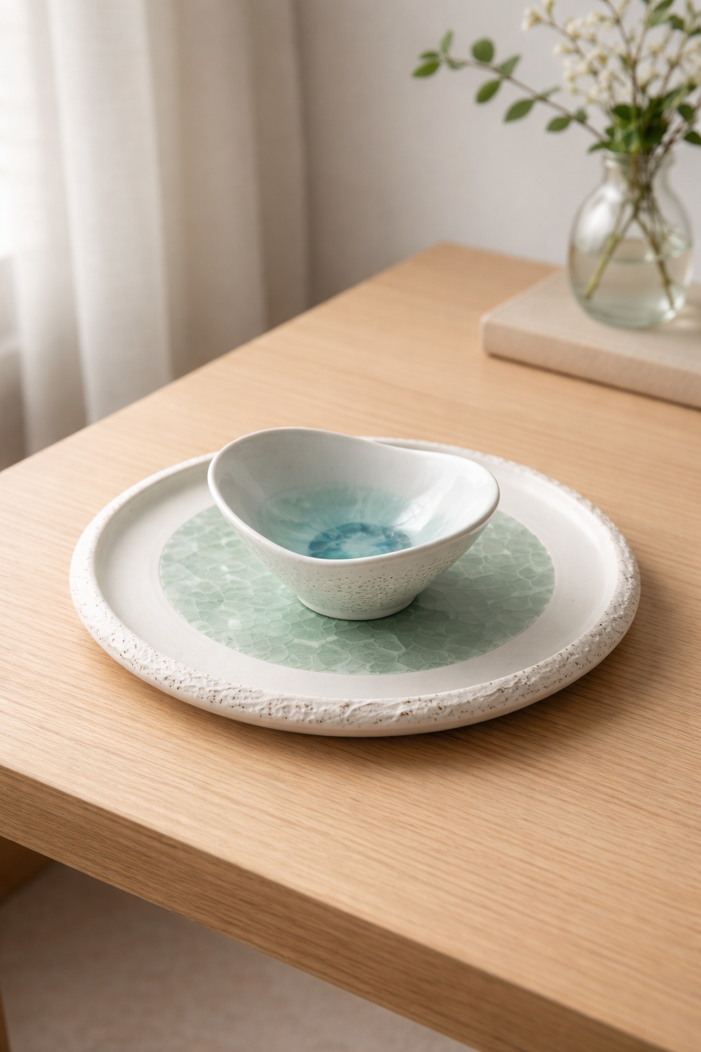 Frosted Veil Dessert Dining Set