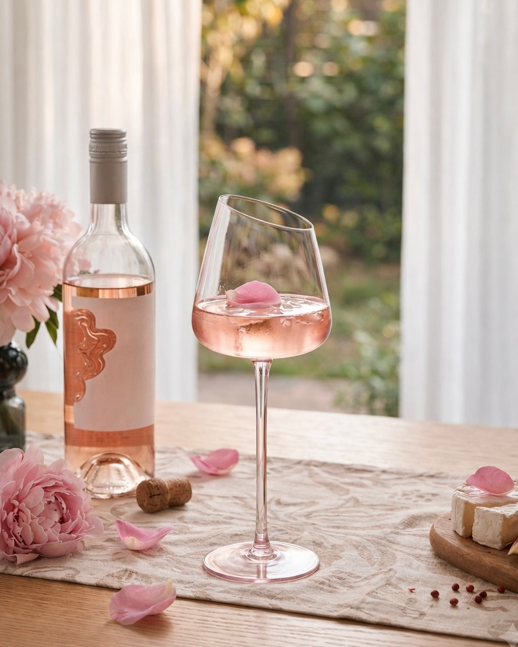 Rose Aura Wine and Cocktail Glass (Set of 4)