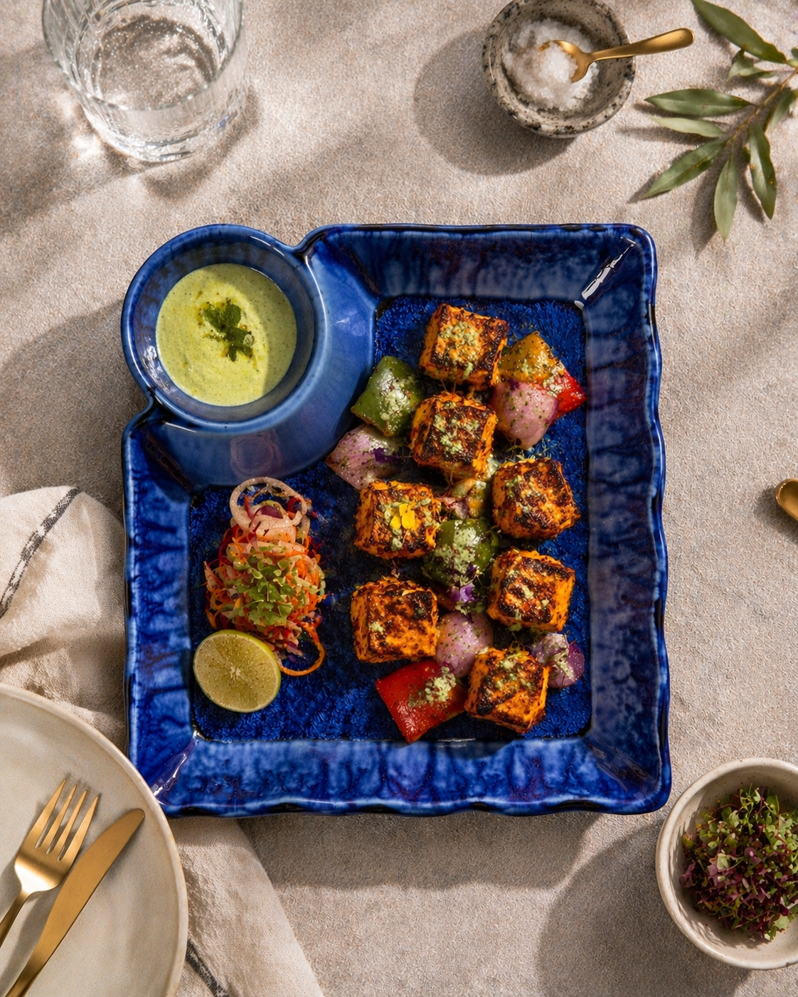 Blue Inlet Platter (Set Of 1)