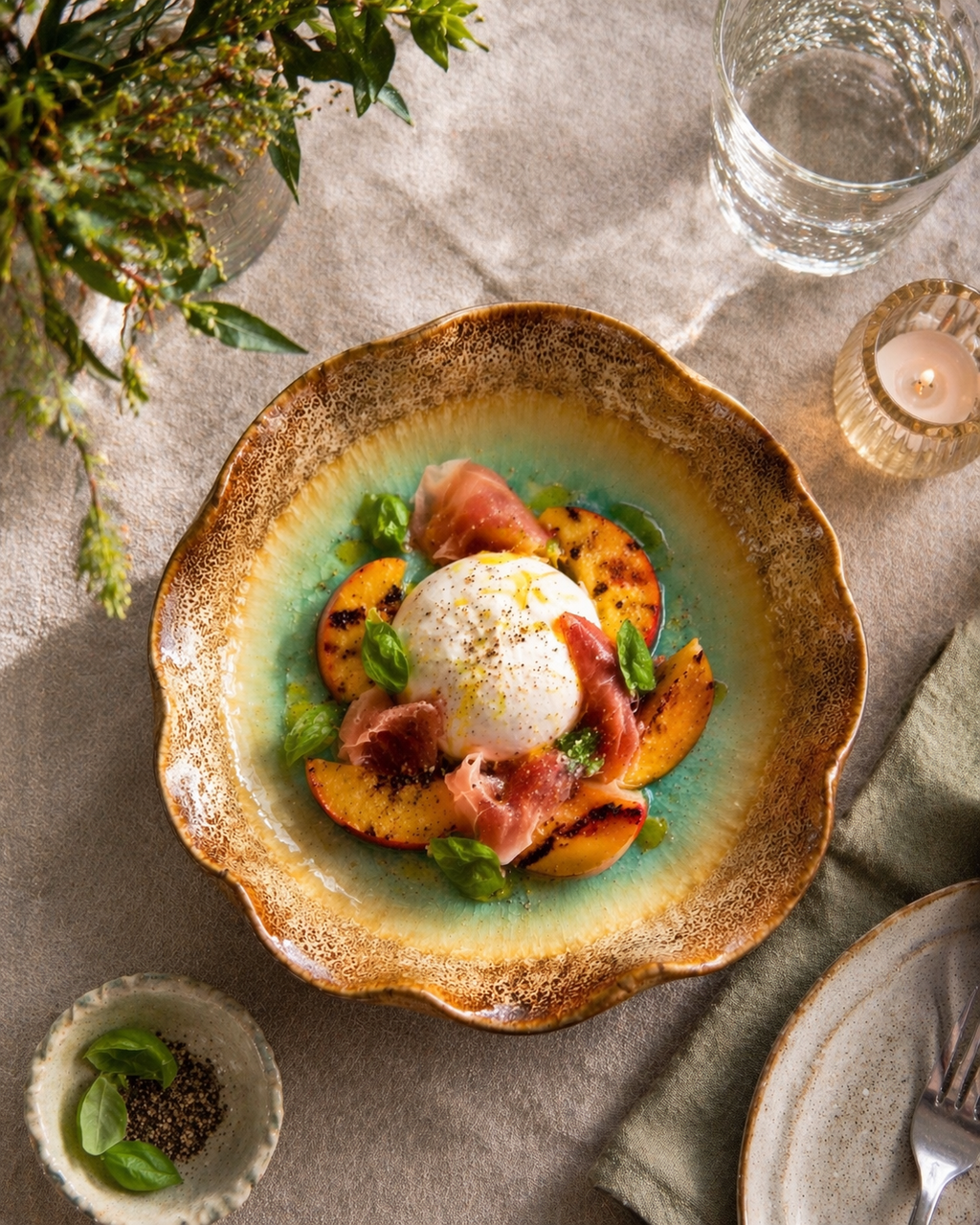 Frosted Dune Large Serving Bowl (Set of 1)