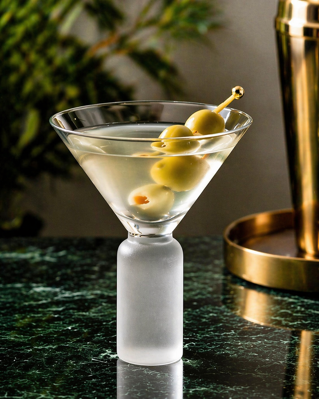 Frost Column Martini Glass (Set of 4)