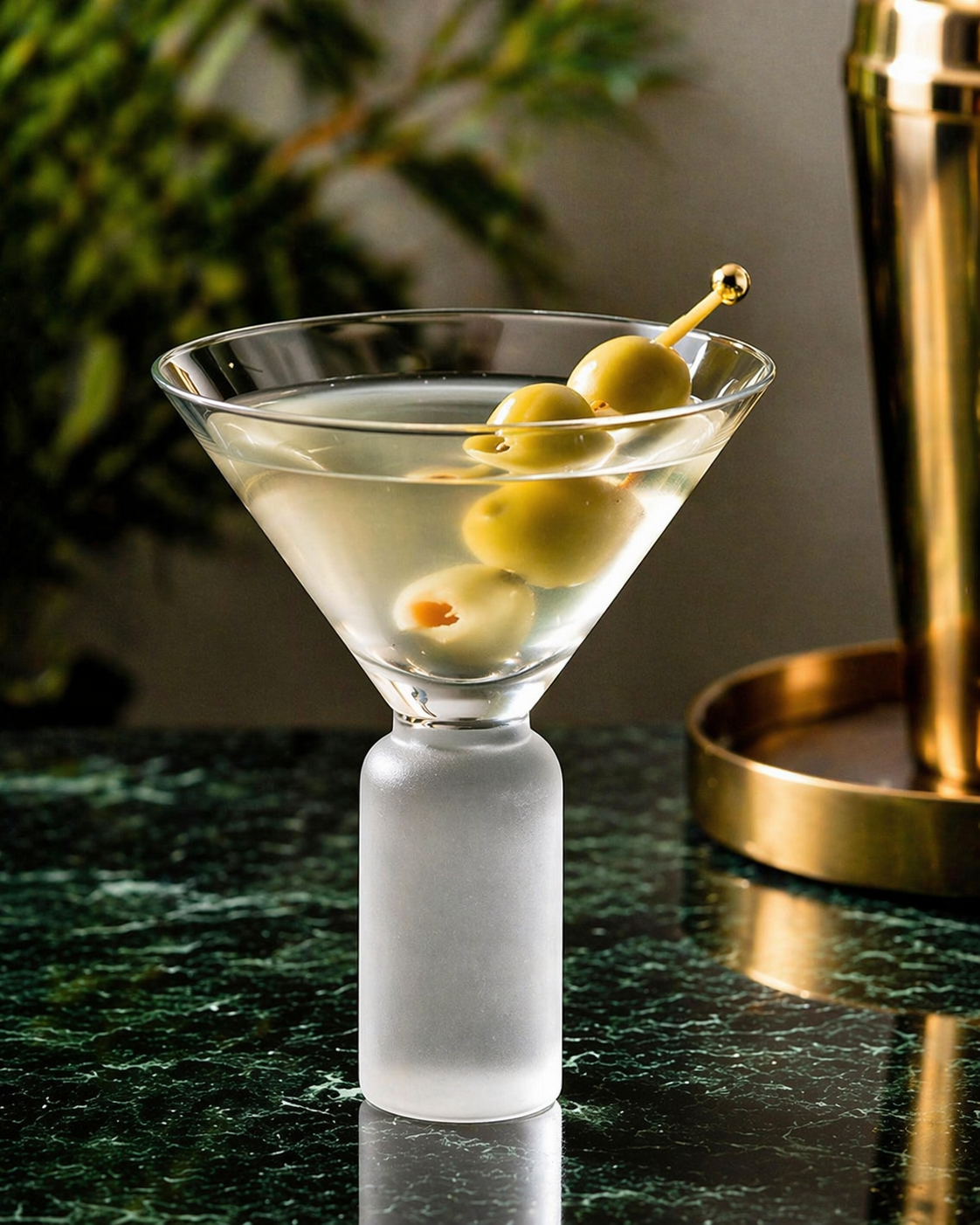 Frost Column Martini Glass (Set of 4)