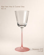 Blush Stem Wine and Cocktail Glass (Set of 4)