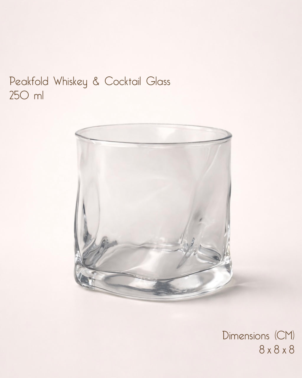 Peakfold Whisky and Cocktail Glass (Set of 4)