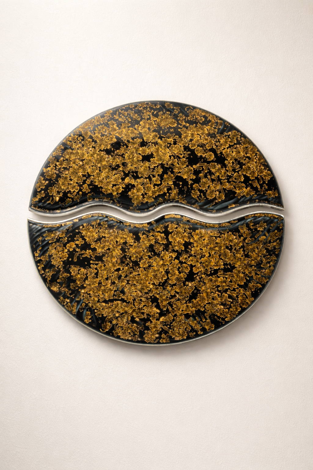 Celestial Half Moon Orbit Server Plate (Set of 2)