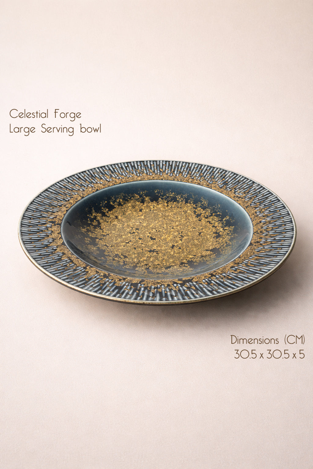 Celestial Forge Large Serving Bowl (Set of 1)