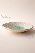 Frosted Veil Large Serving Bowl (Set of 1)