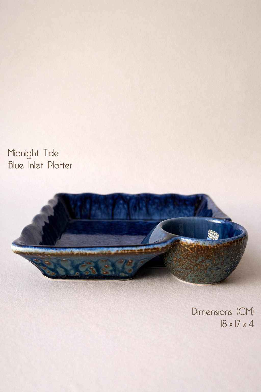 Blue Inlet Platter (Set Of 1)