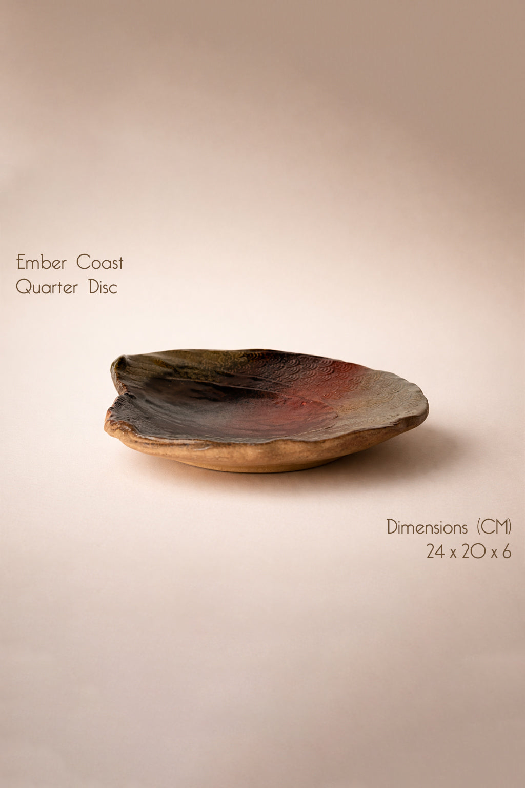 Ember Coast Large Serving Quarter Disc (Set of 2)
