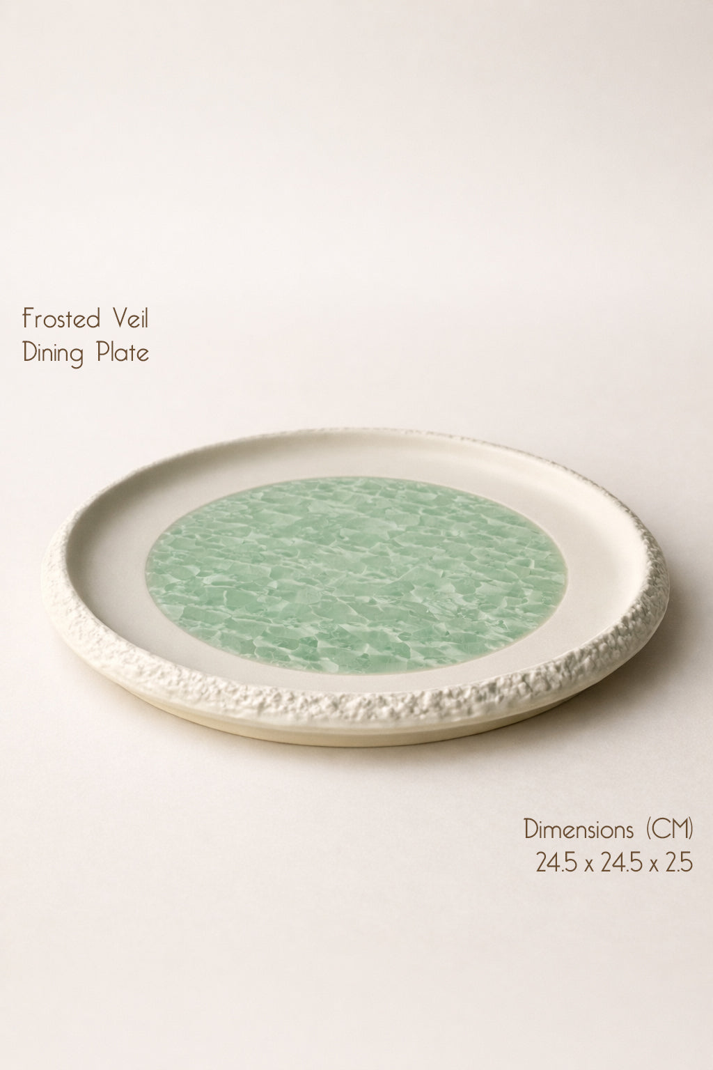 Frosted Veil Dining Plate (Set of 4)