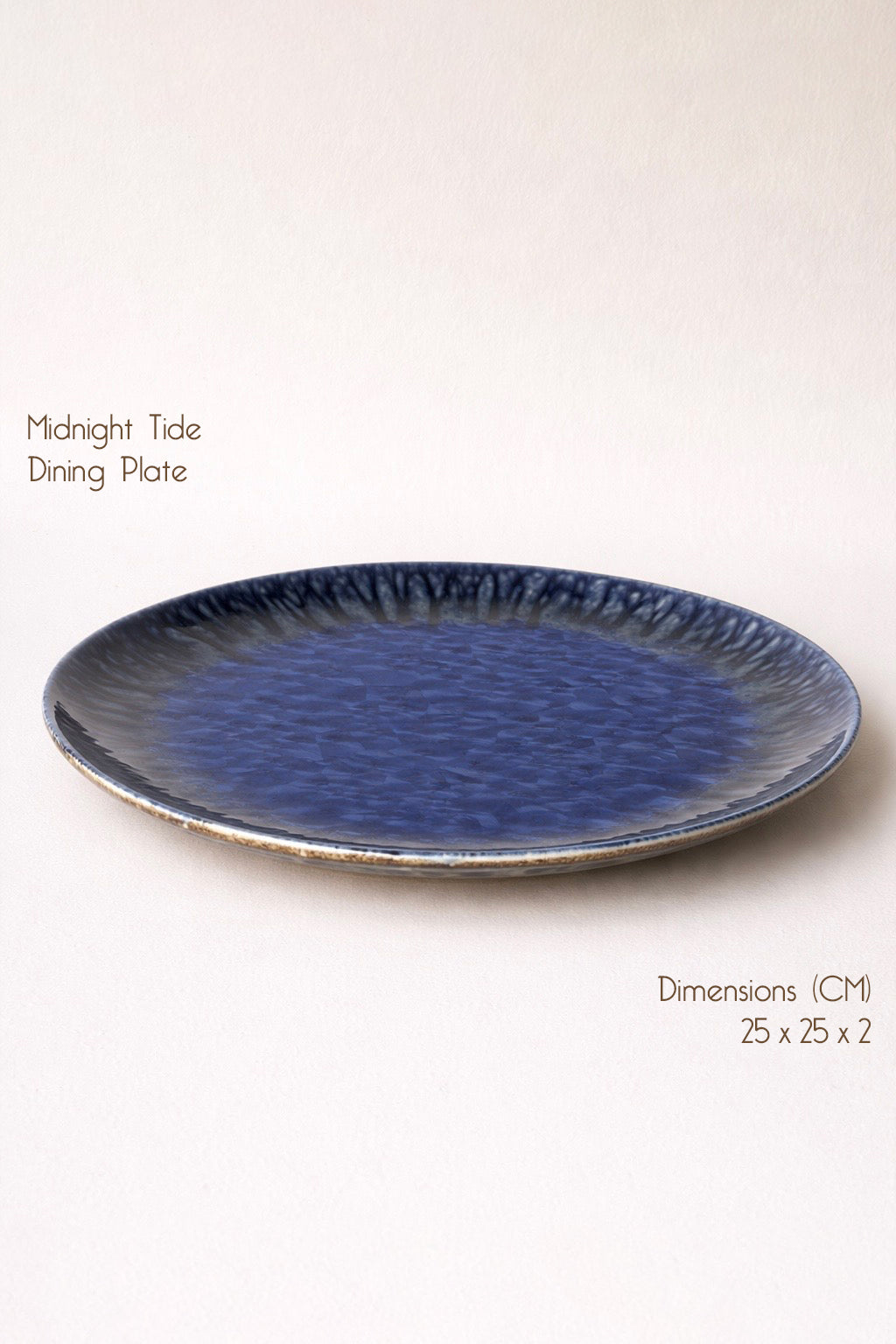 Midnight Tide Dining Plate (Set Of 4)