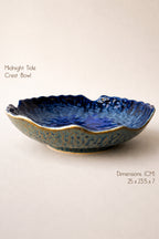 Midnight Tide Crest Bowl (Set Of 1)